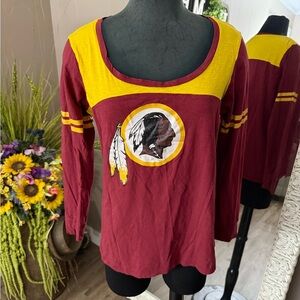 NFL • Washington Redskins Glitter Long Sleeve Tee